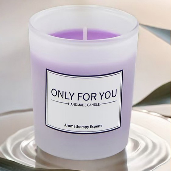Candle Fragrance - เทียนอโรมาเธอราพีไร้ควันสำหรับใช้ในบ้าน ห้องนอน ของที่ระลึกสุดโรแมนติก น้ำมันหอมระเหยอโรมาเธอราพี กลิ่นหอมจากขี้ผึ้งถั่วเหลืองสำหรับใช้ในร่ม