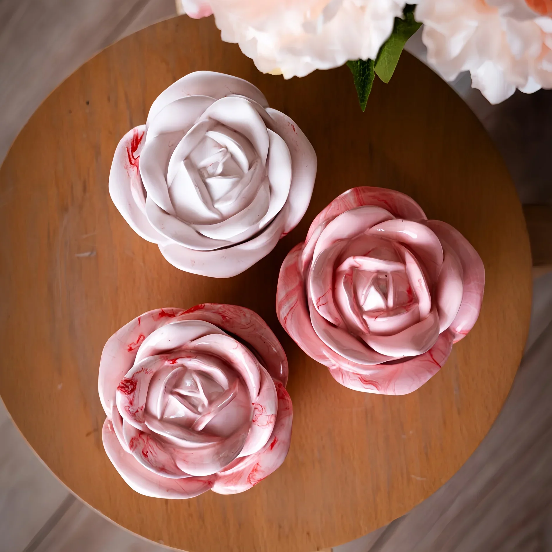 ชุดแม่พิมพ์ซิลิโคนรูปดอกกุหลาบ - Candle Molds บทวิจารณ์และราคา