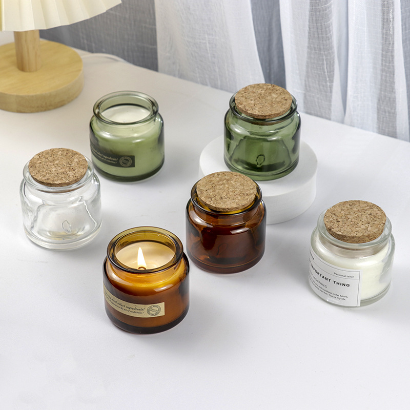 แก้วเทียนหอมทำมือสีน้ำตาลสไตล์ - Candle Containers บทวิจารณ์และราคา