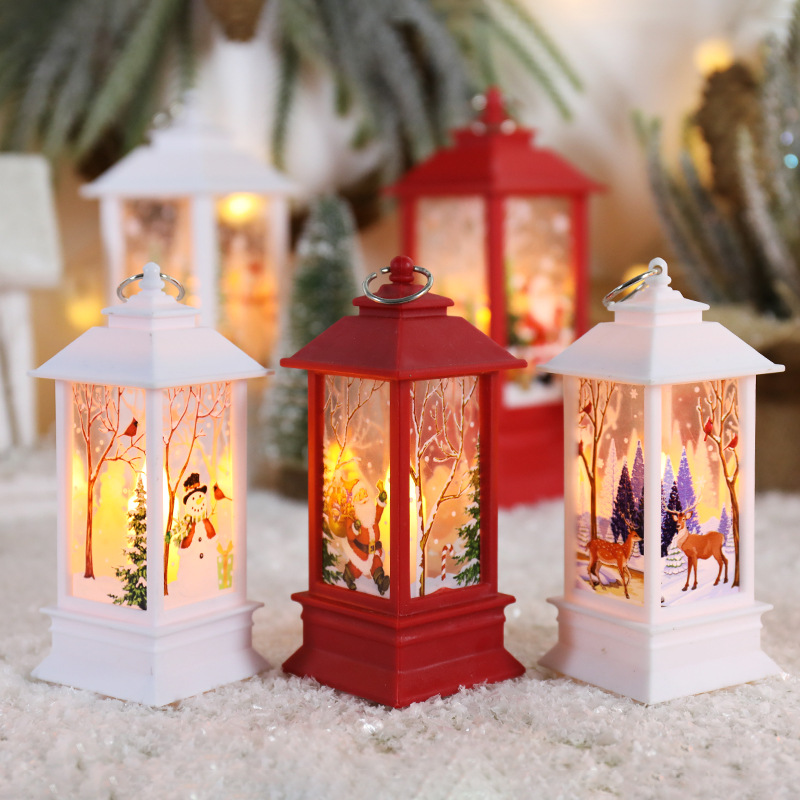 โคมไฟตั้งโต๊ะรูปตุ๊กตาหิมะคริส - Candle Containers บทวิจารณ์และราคา