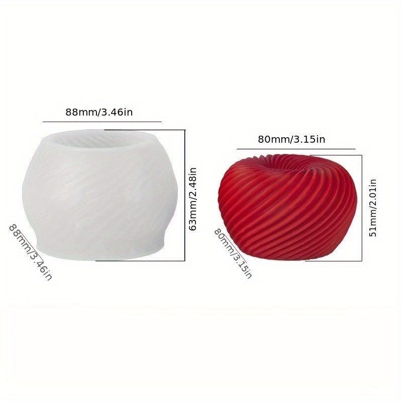 แม่พิมพ์ซิลิโคนรูปแอปเปิ้ลสีแด - Candle Molds บทวิจารณ์และราคา